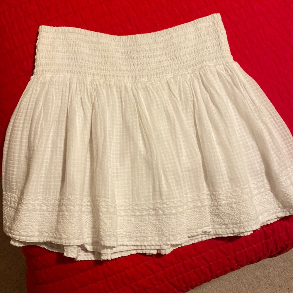 White skirt